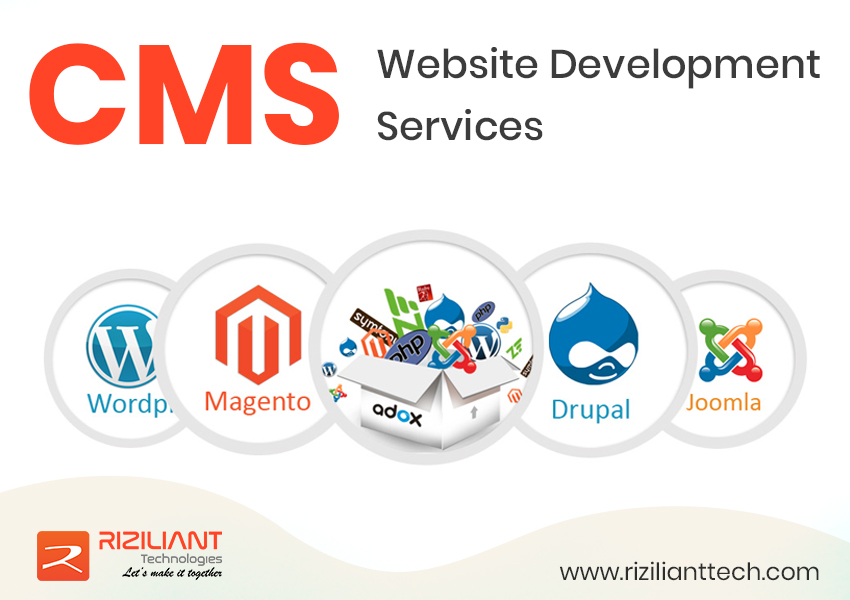 CMS website development services